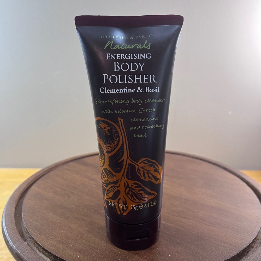 Crabtree & Evelyn Naturals Clementine & Basil Energising Body Polisher 6.1oz
